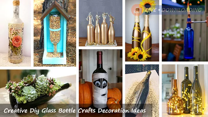 Creative Diy Glass Bottle Crafts Decoration Ideas