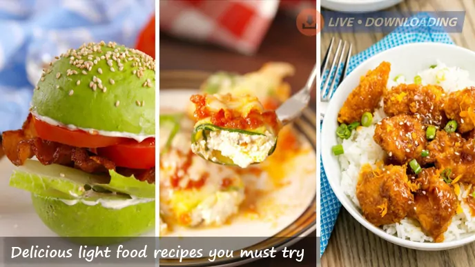 Delicious light food recipes you must try