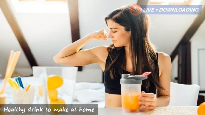 Healthy drink to make at home