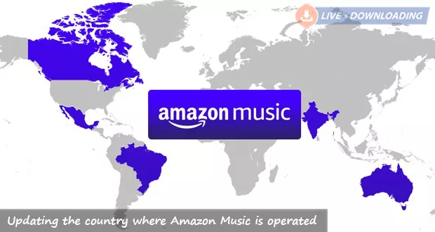 Updating the country where Amazon Music is operated